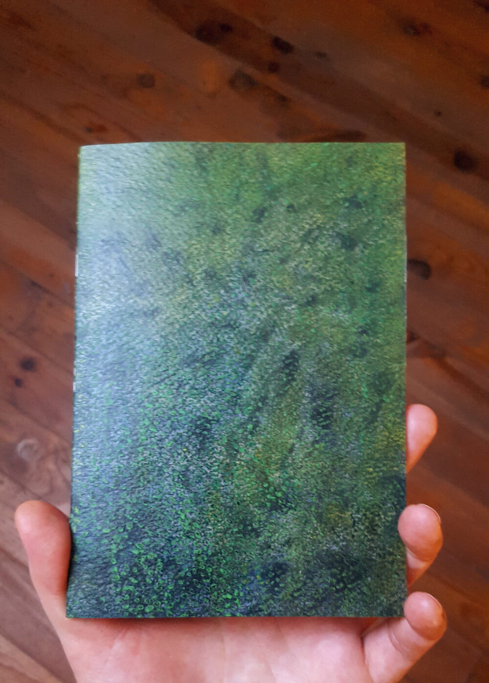 Carnets Uniques Verts I & II Signés ~ Couvertures Dessins originaux Acrylique & Pastels ~ SOLD OUT – Image 2