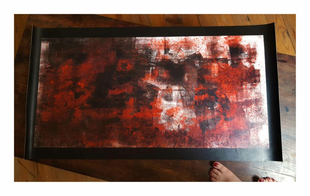 Tirage d'Art Rusty Town ~ Impression Fine Art sur Toile Canson Museum 100% coton 385g ~ Limité à 6ex N°Signé ~ Format 60x110 cm [taille châssis 50x100]
