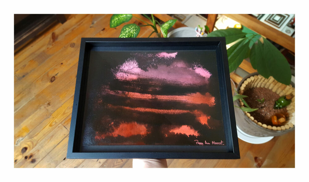 W.A.R. II ~ Peinture ~ Encre de Chine & Acrylique ~ 24×30 Encadré ~ SOLD OUT – Image 3