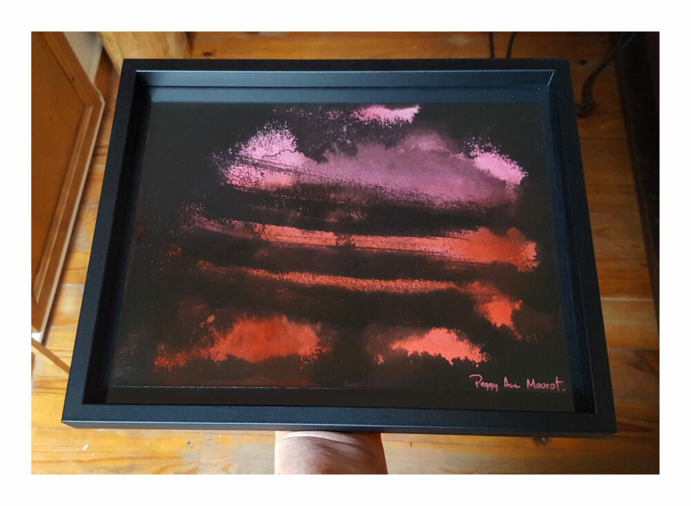 W.A.R. II ~ Peinture ~ Encre de Chine & Acrylique ~ 24×30 Encadré ~ SOLD OUT – Image 6