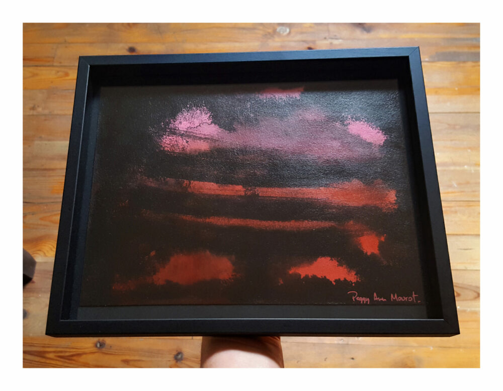 W.A.R. II ~ Peinture ~ Encre de Chine & Acrylique ~ 24×30 Encadré ~ SOLD OUT – Image 8