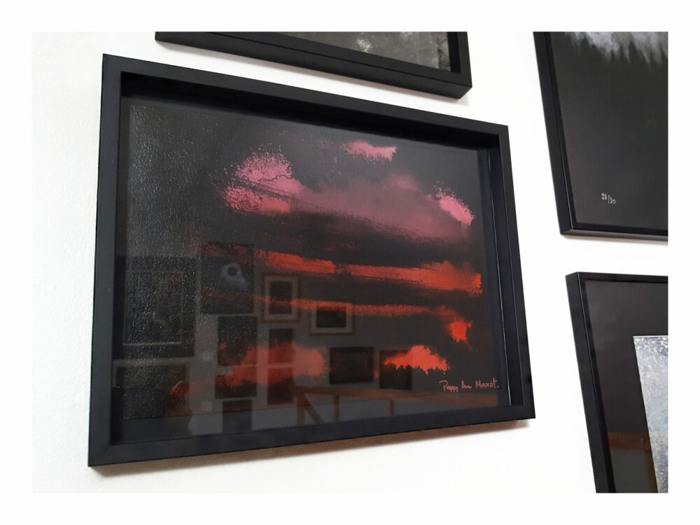 W.A.R. II ~ Peinture ~ Encre de Chine & Acrylique ~ 24×30 Encadré ~ SOLD OUT – Image 5
