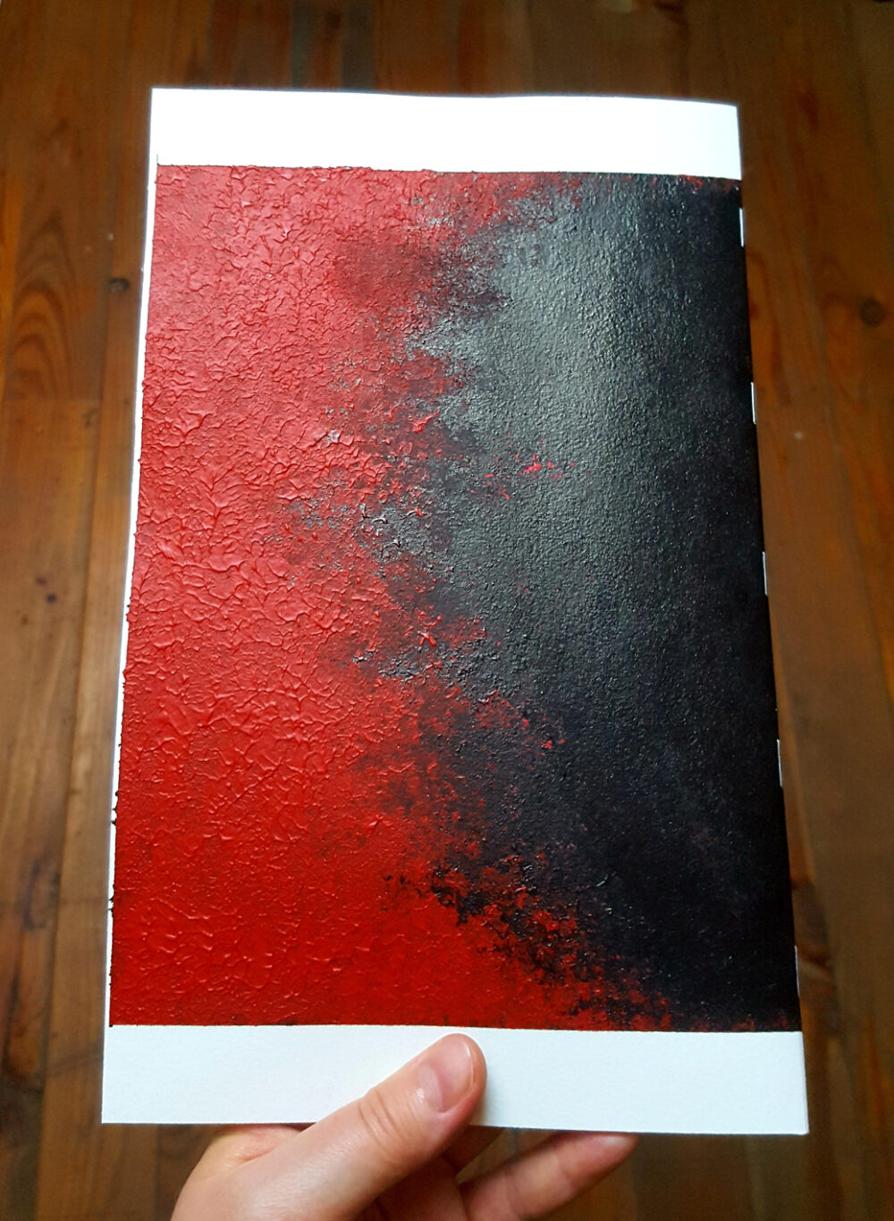 Grands Cahiers Uniques Rouges I, II & III Signés ~ Couvertures Dessins originaux Encre & Acrylique ~ SOLD OUT – Image 6