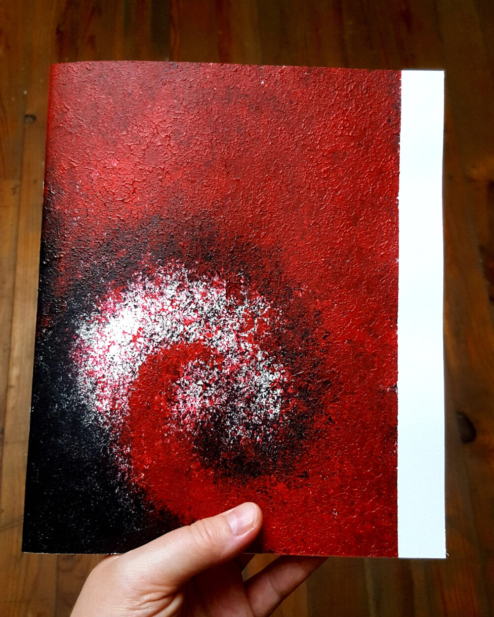 Grands Cahiers Uniques Rouges I, II & III Signés ~ Couvertures Dessins originaux Encre & Acrylique ~ SOLD OUT – Image 2