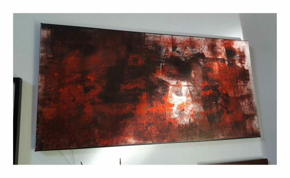 Châssis / Tirage d'Art Rusty Town ~ Impression Fine Art sur Toile Canson Museum 100% coton 385g ~ Limité à 6ex N°Signé ~ Monté sur châssis 50x100 cm