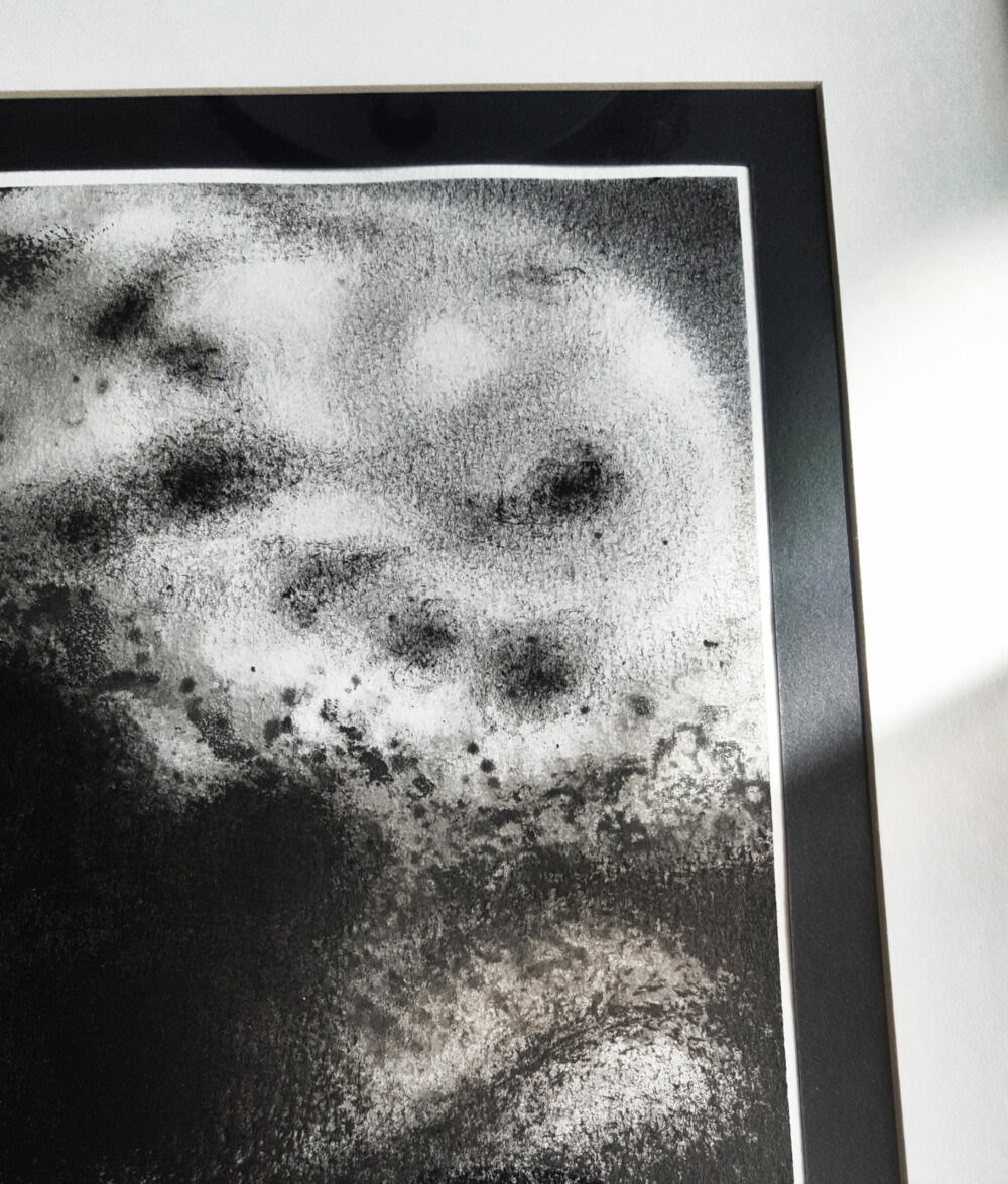 The Birth Of Godzi ~ Dessin à l'Encre de Chine ~ 40x50 Encadré – Image 11
