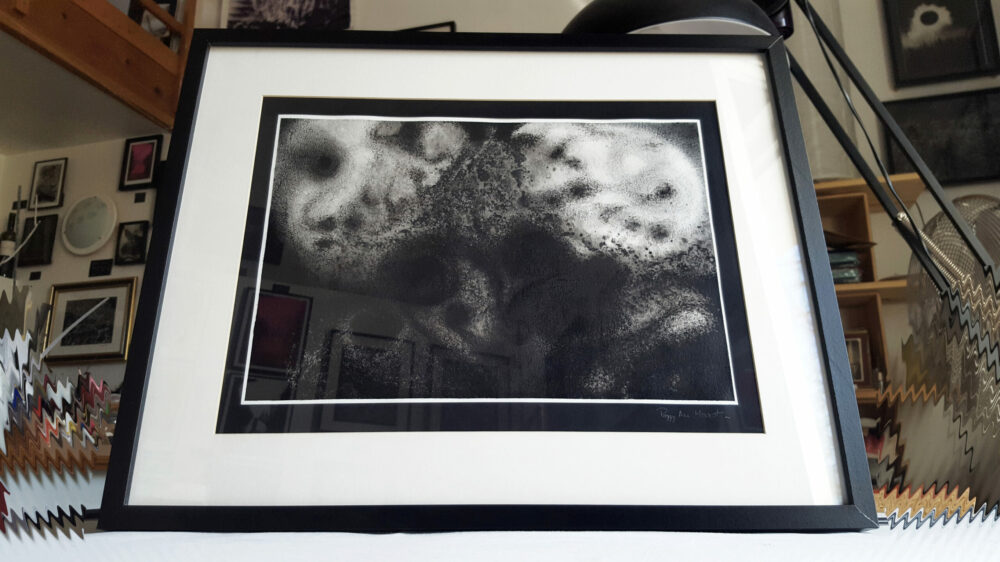 The Birth Of Godzi ~ Dessin à l'Encre de Chine ~ 40x50 Encadré – Image 20