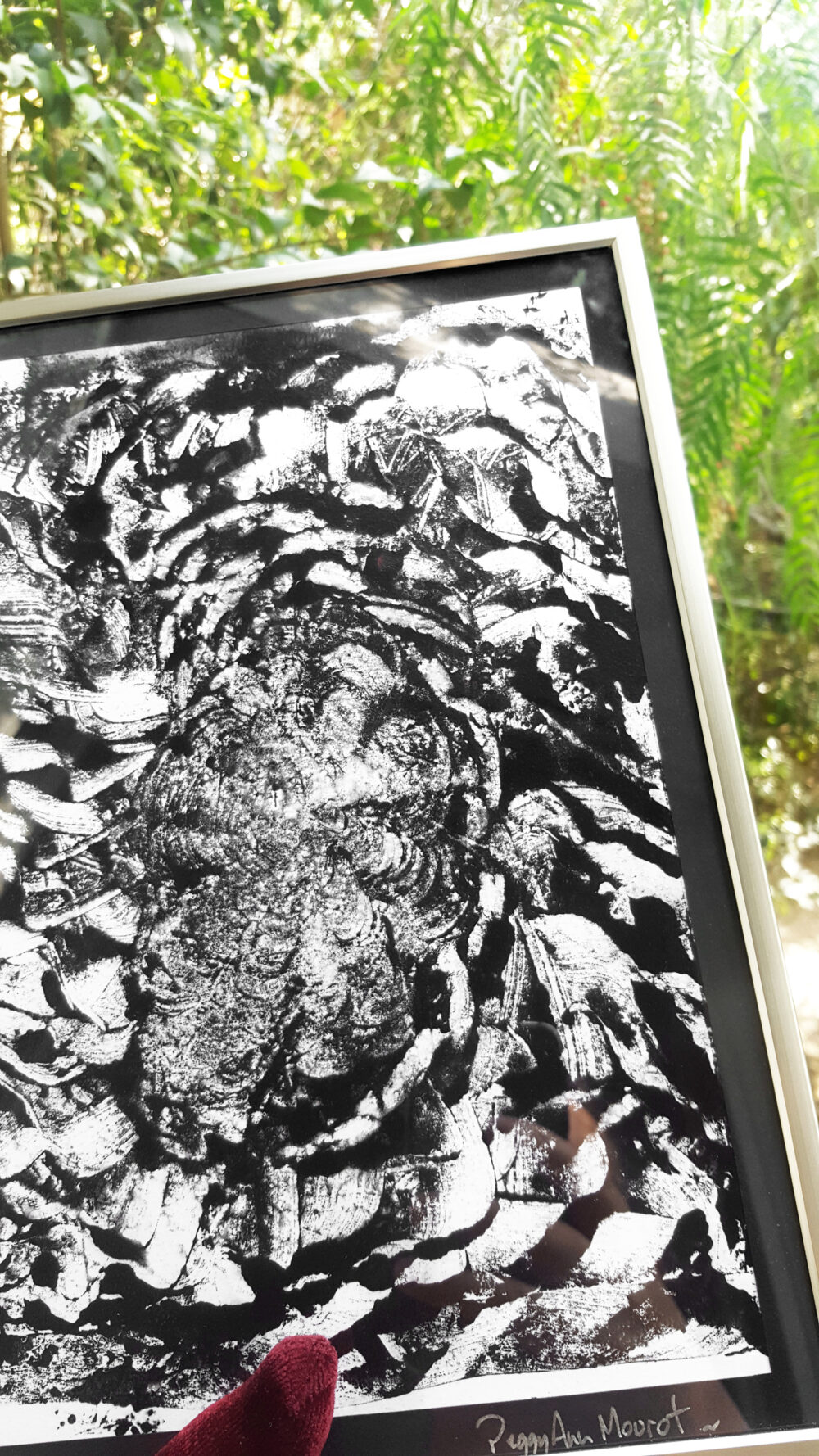 Arès ~ Monotype ~ Encre / 250g mat ~ Encadré Métal A4 – Image 19