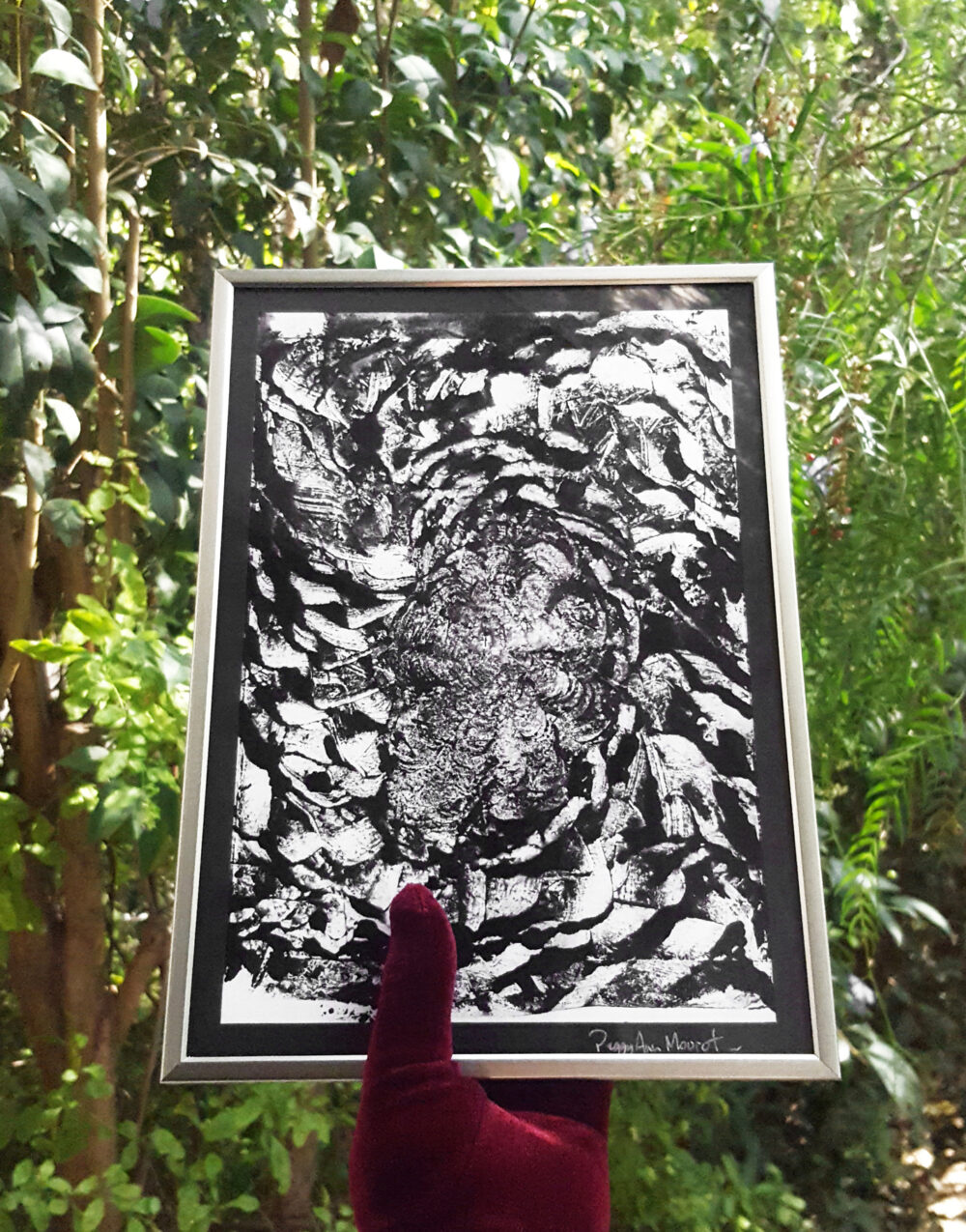 Arès ~ Monotype ~ Encre / 250g mat ~ Encadré Métal A4 – Image 23