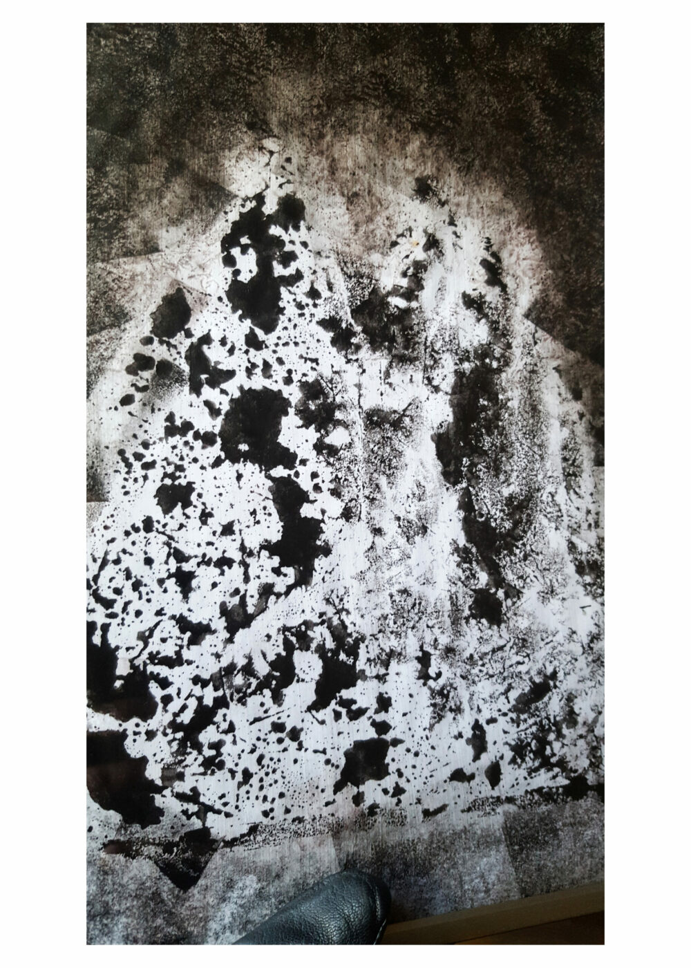 Siamese ~ Dessin à l’Encre de Chine & Acrylique ~ Encadré Métal A4 – Image 2
