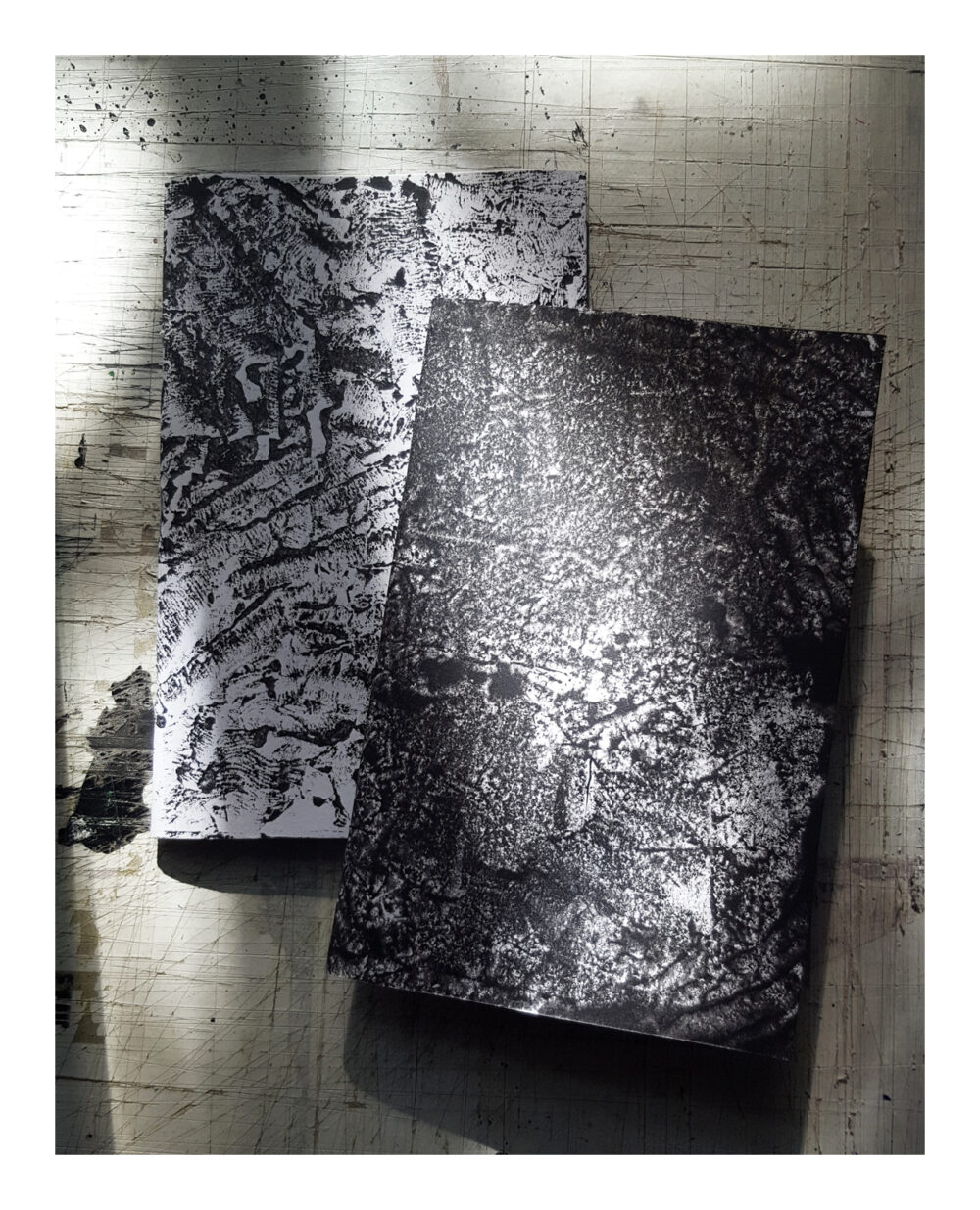 Carnets Uniques Ossuary I & II Signés ~ Couvertures Originales Monotypes ~ SOLD OUT