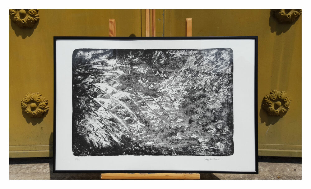 Lithographie IV ~ Épilogue à L’odeur de la pierre ~ Édition Limitée à 25ex N°& Signés sur papier BFK Rives 300g ~ 40x60 Encadrée – Image 7