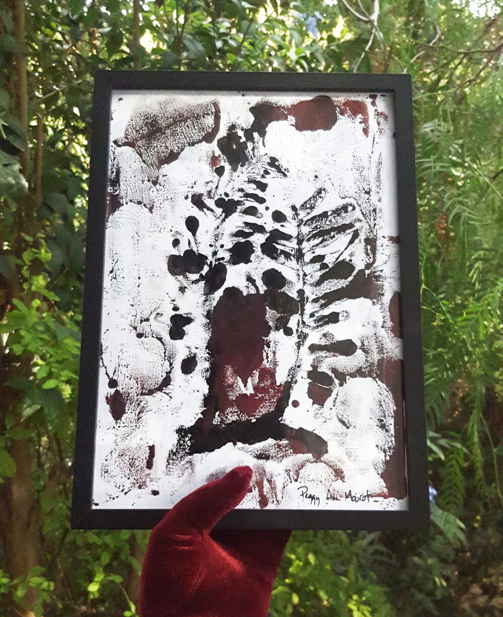 Rue Blanchard ~ Encre de Chine & Encres Typographiques ~ Encadré Bois Noir A4 – Image 4