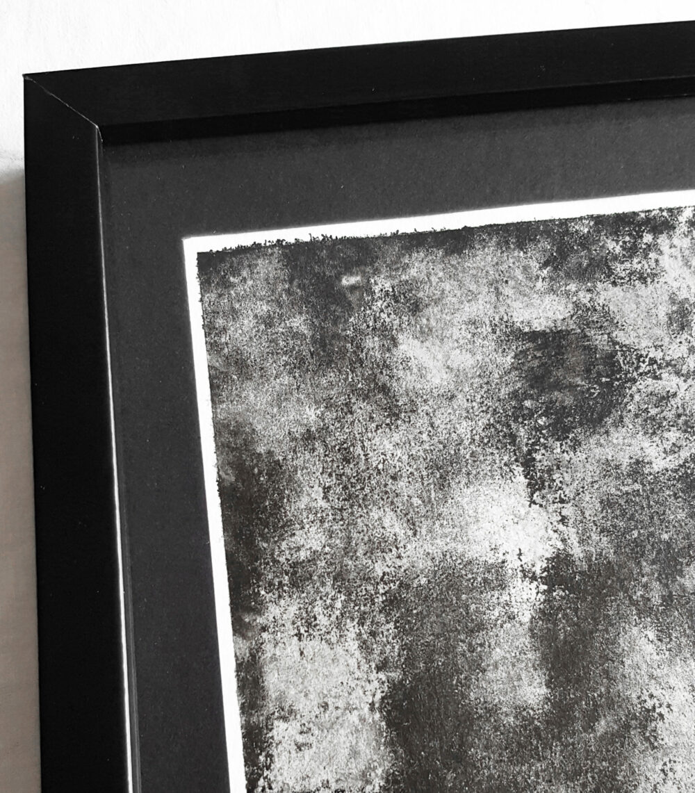 Textures ~ Lavis à l'Encre de Chine ~ 30x40 Encadré – Image 13