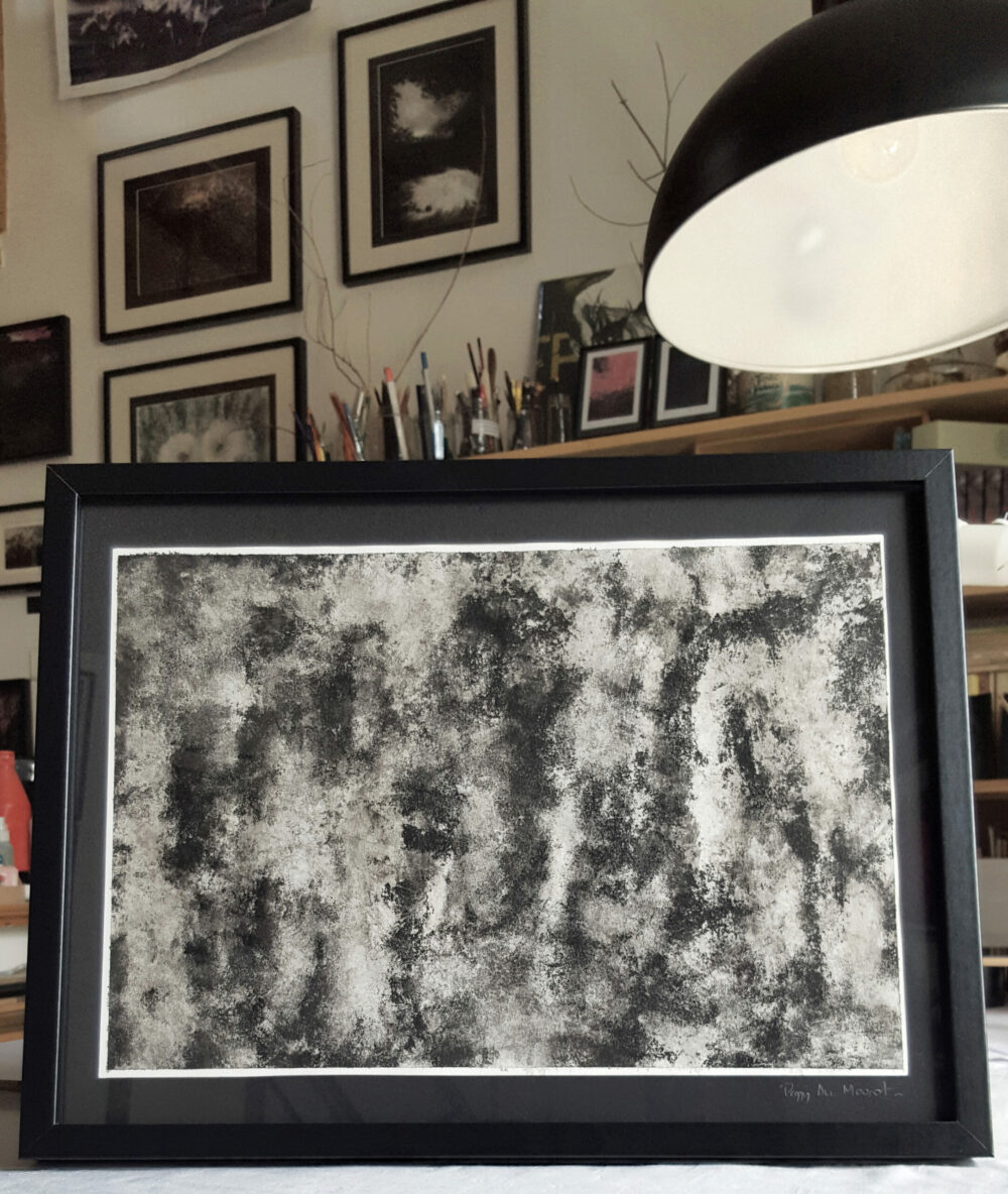 Textures ~ Lavis à l'Encre de Chine ~ 30x40 Encadré – Image 3