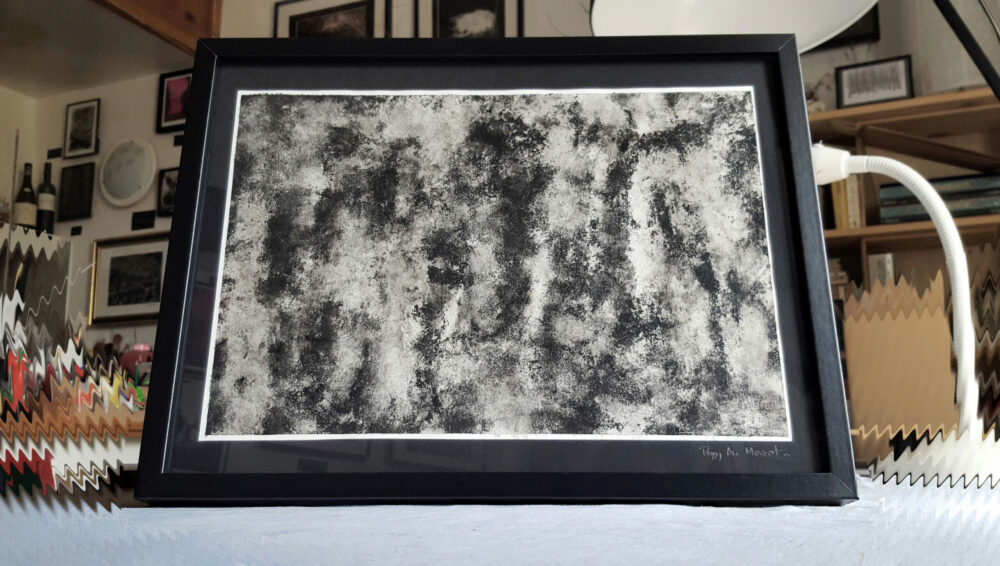 Textures ~ Lavis à l'Encre de Chine ~ 30x40 Encadré – Image 4