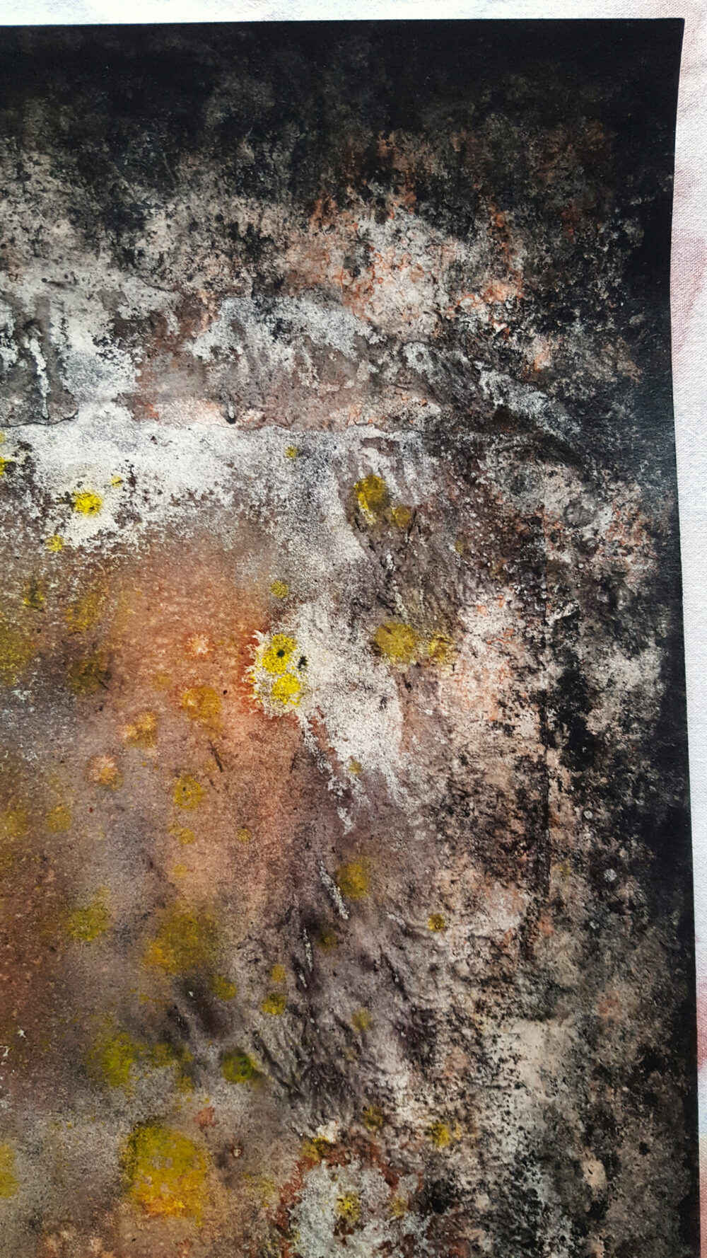 Death Star Rain ~ Dessin à l'Encre de Chine & Acrylique ~ Format 42x59,4 - A2 (non encadré) ~ SOLD OUT – Image 8