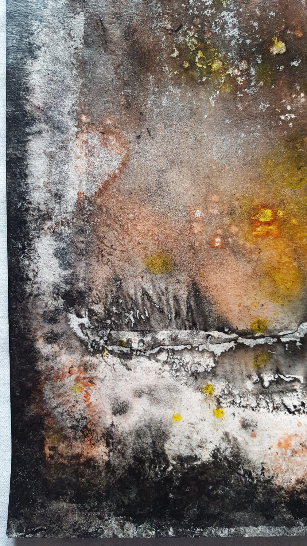 Death Star Rain ~ Dessin à l'Encre de Chine & Acrylique ~ Format 42x59,4 - A2 (non encadré) ~ SOLD OUT – Image 9