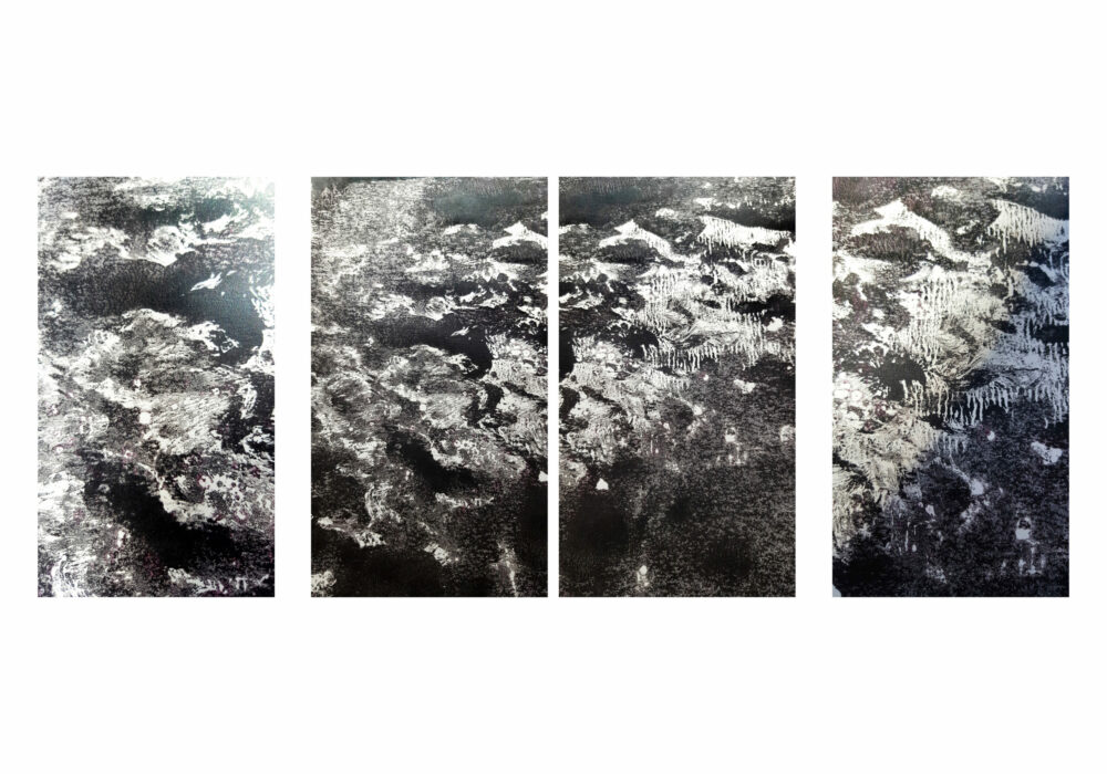 Shetland ~ Encre de Chine & Acrylique ~ Format 42x59,4 - A2 (non encadré)
