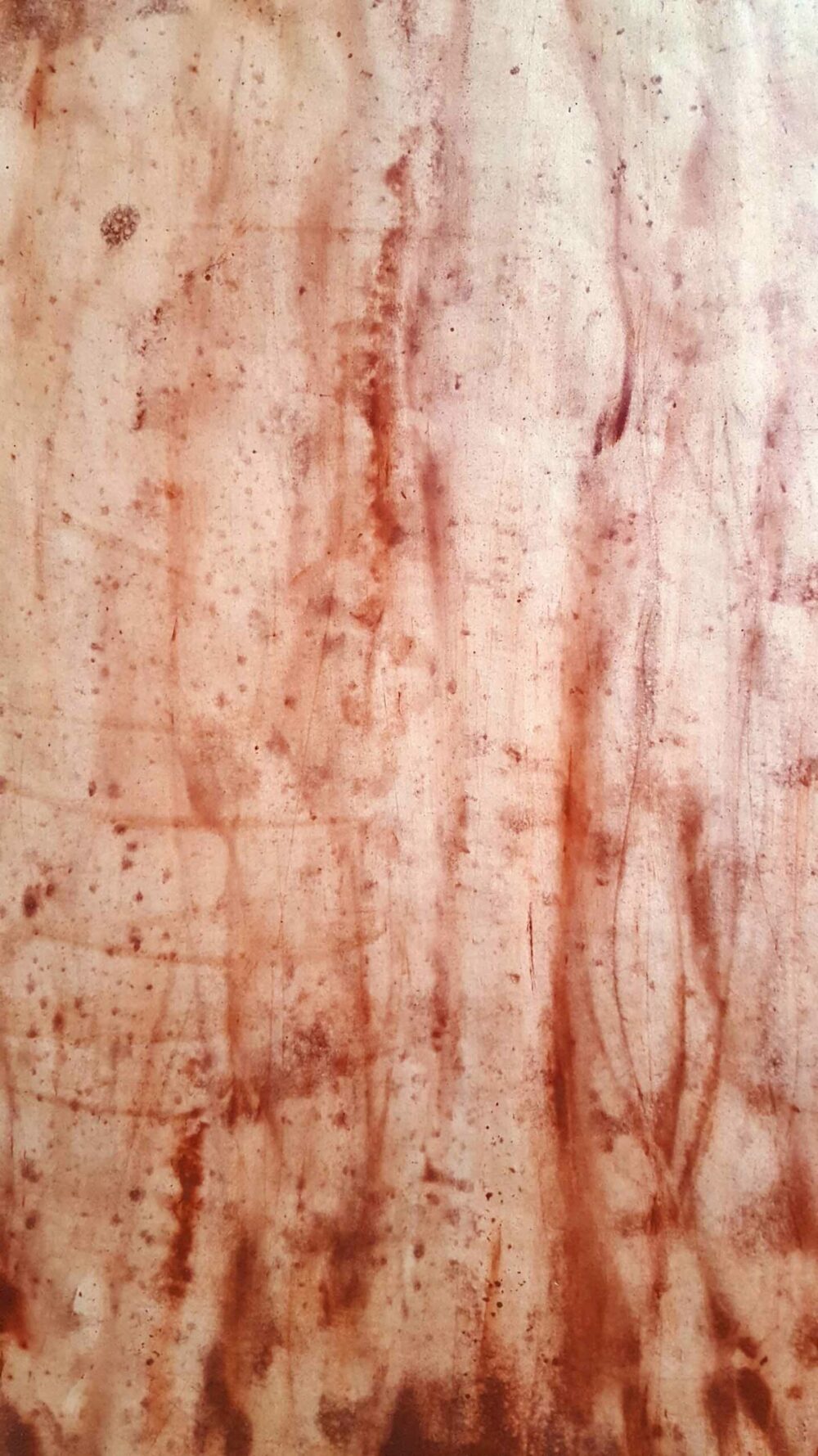 Yulunga ~ Pigments, Rouge de Venise ~ Format 80 × 150 cm [ Habillage d'exposition / Panneau mural sur papier ] – Image 4