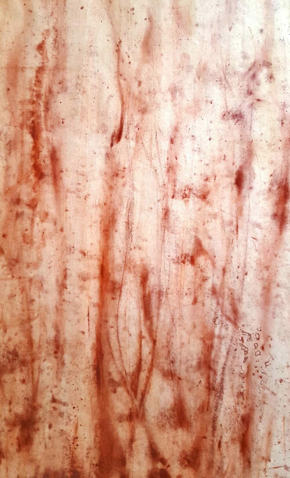 Yulunga ~ Pigments, Rouge de Venise ~ Format 80 × 150 cm [ Habillage d'exposition / Panneau mural sur papier ] – Image 3