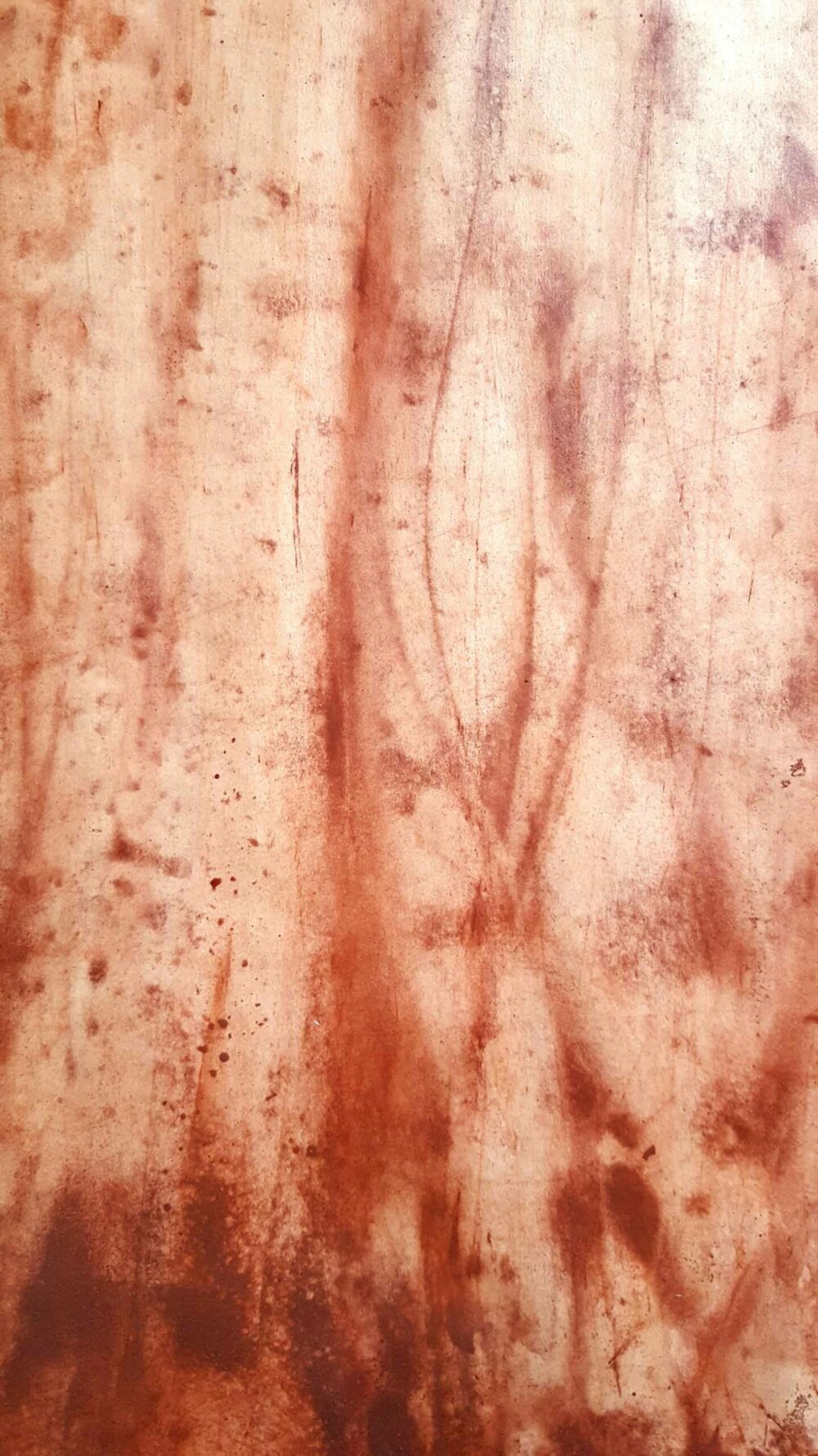 Yulunga ~ Pigments, Rouge de Venise ~ Format 80 × 150 cm [ Habillage d'exposition / Panneau mural sur papier ] – Image 5