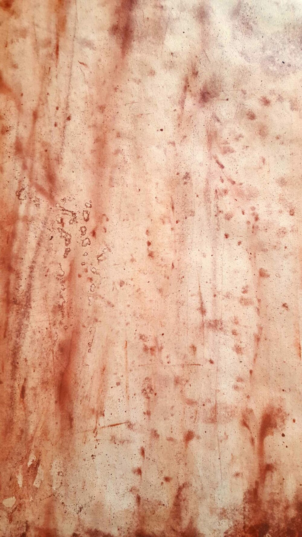 Yulunga ~ Pigments, Rouge de Venise ~ Format 80 × 150 cm [ Habillage d'exposition / Panneau mural sur papier ] – Image 2