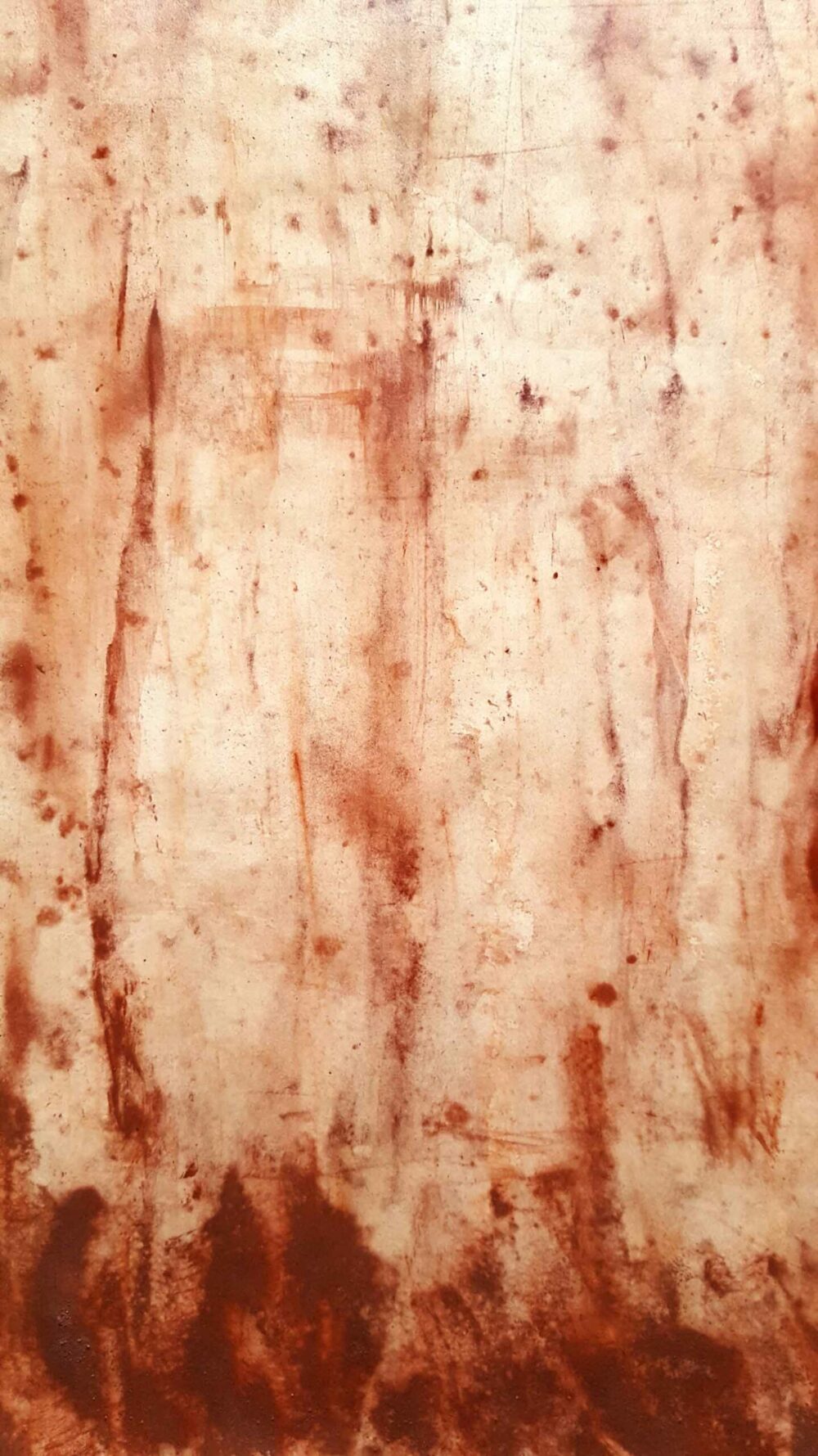 Yulunga ~ Pigments, Rouge de Venise ~ Format 80 × 150 cm [ Habillage d'exposition / Panneau mural sur papier ] – Image 10