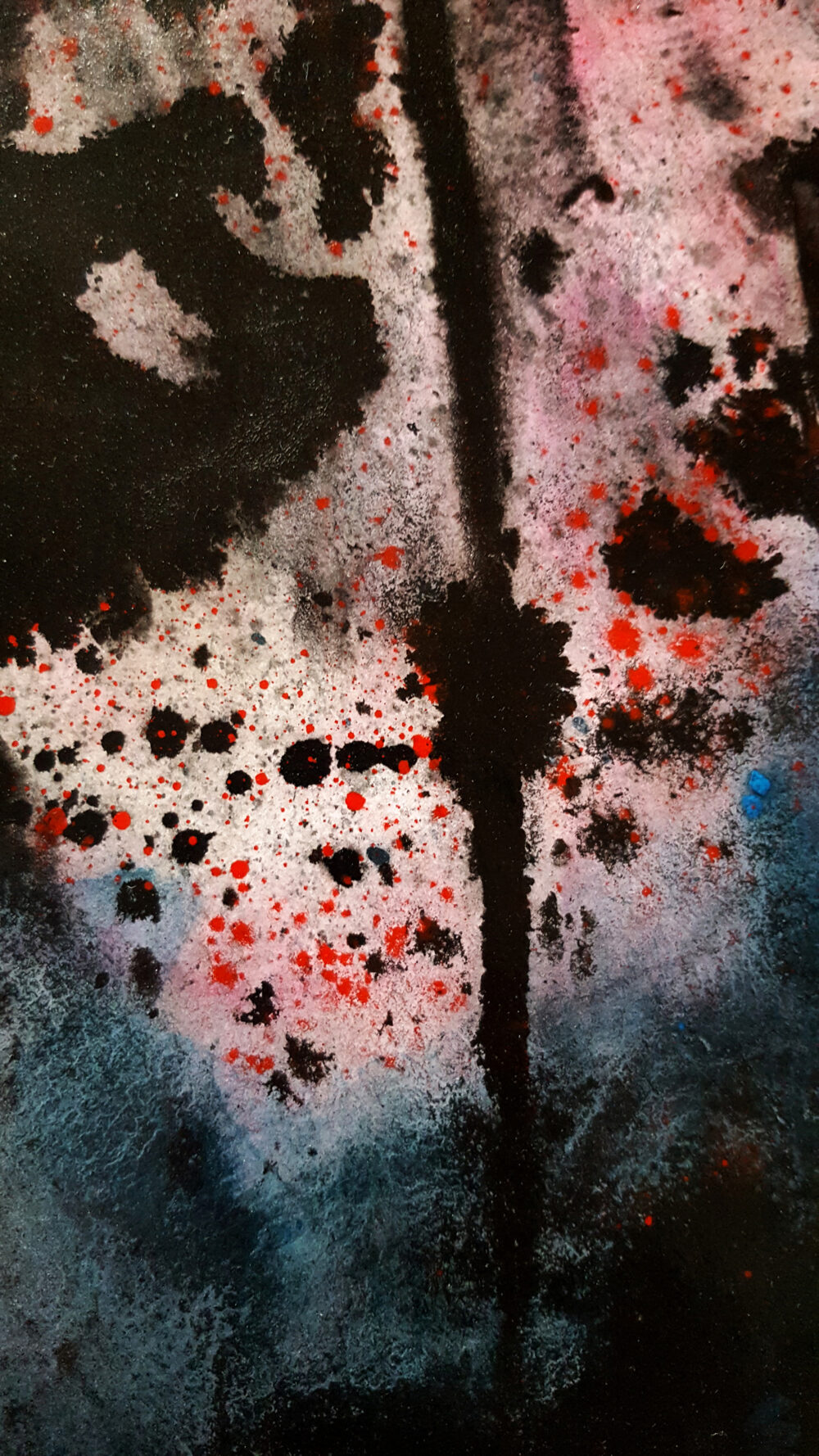 Lady War ~ Dessin à l'Encre de Chine & Acrylique ~ Format Raisin (50 x 65 cm) ~ Non encadré – Image 2