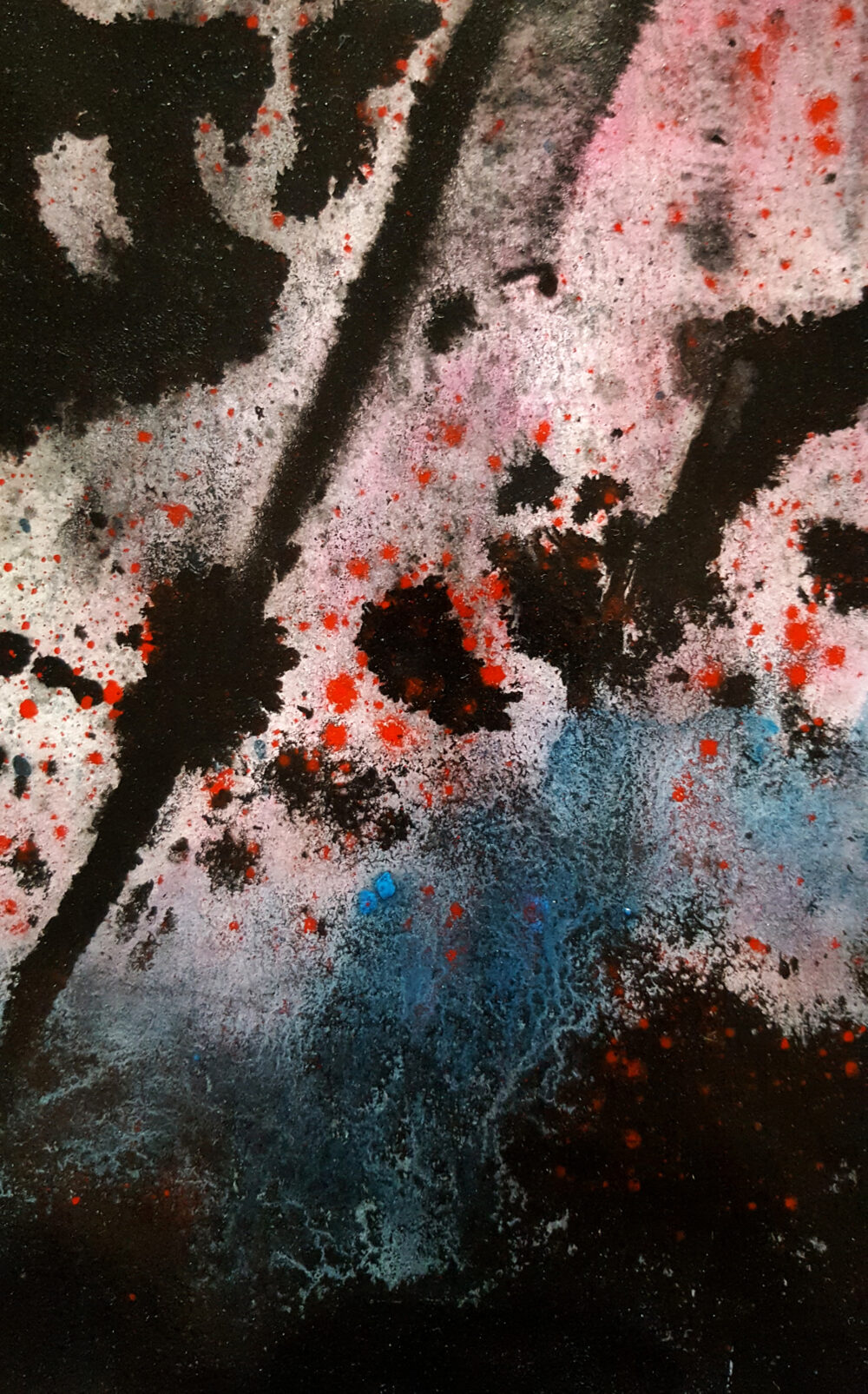 Lady War ~ Dessin à l'Encre de Chine & Acrylique ~ Format Raisin (50 x 65 cm) ~ Non encadré – Image 3