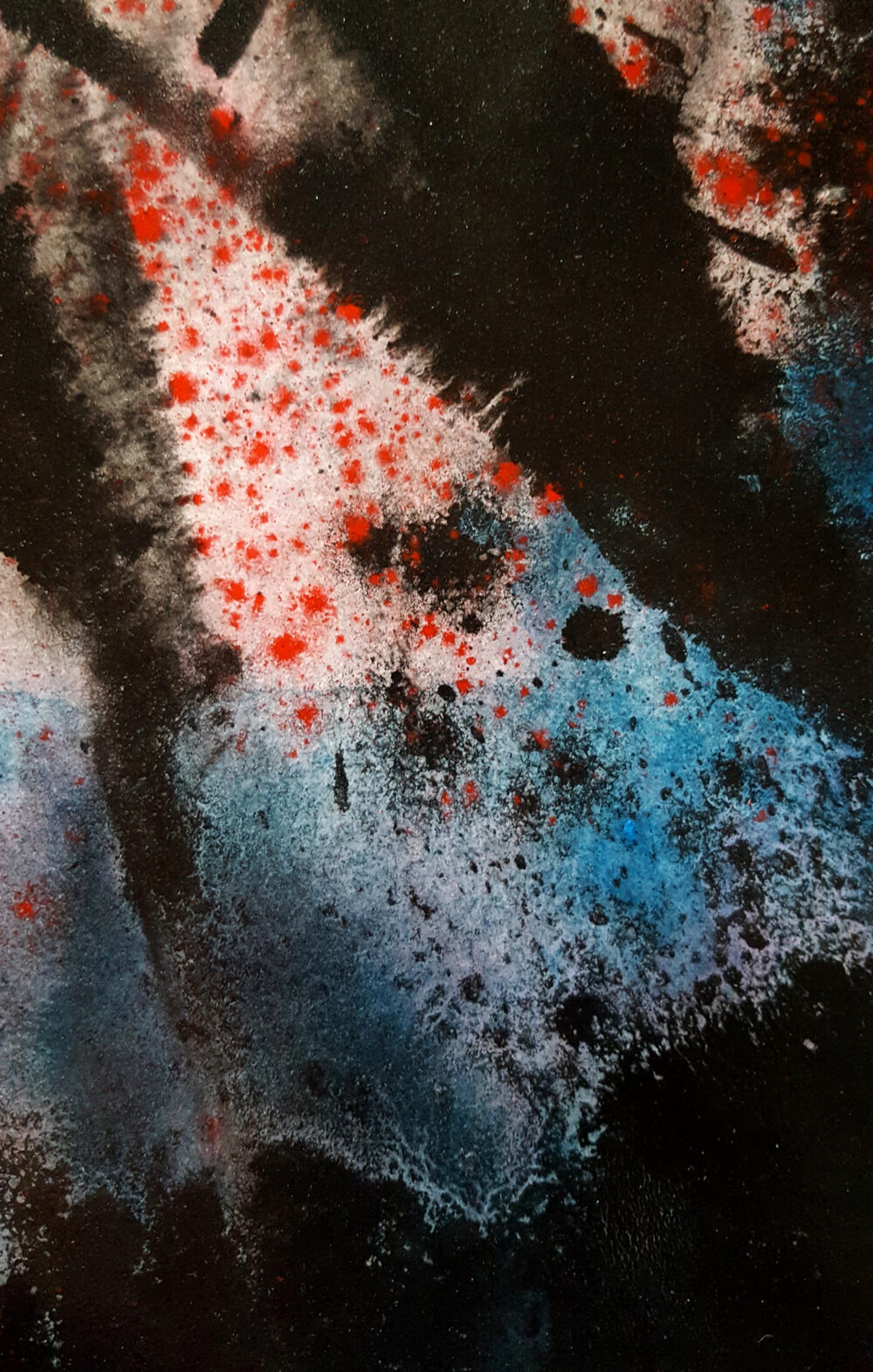 Lady War ~ Dessin à l'Encre de Chine & Acrylique ~ Format Raisin (50 x 65 cm) ~ Non encadré – Image 4