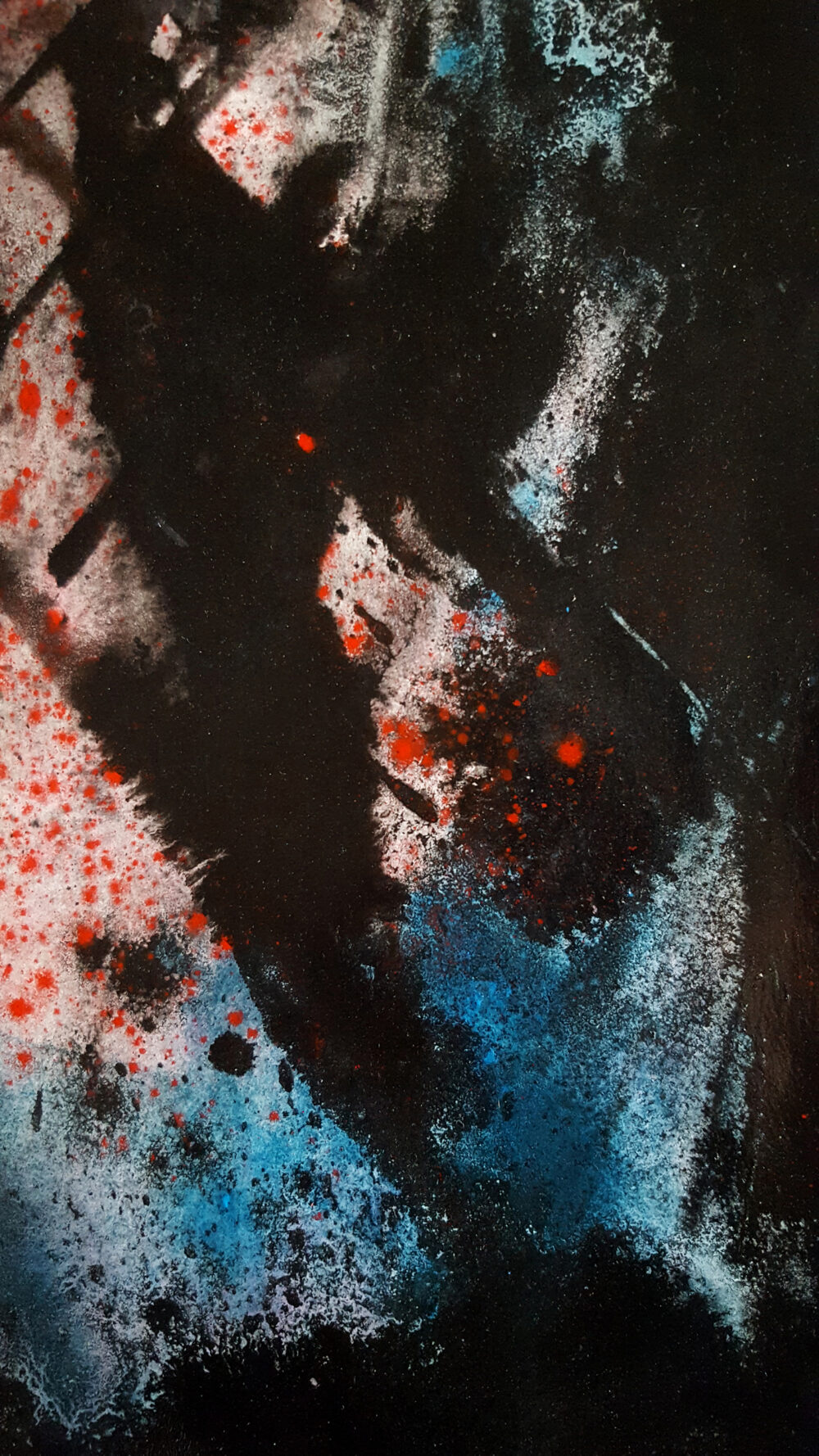 Lady War ~ Dessin à l'Encre de Chine & Acrylique ~ Format Raisin (50 x 65 cm) ~ Non encadré – Image 6