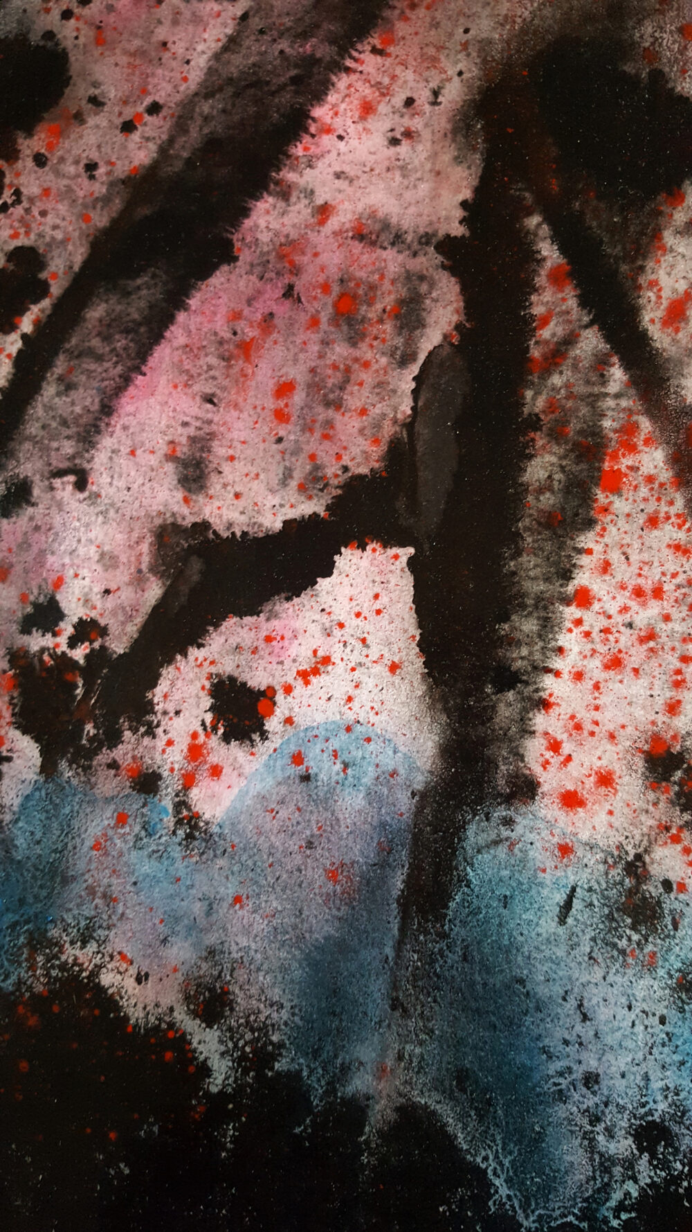 Lady War ~ Dessin à l'Encre de Chine & Acrylique ~ Format Raisin (50 x 65 cm) ~ Non encadré – Image 9