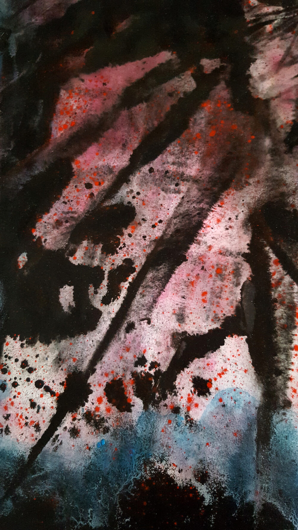 Lady War ~ Dessin à l'Encre de Chine & Acrylique ~ Format Raisin (50 x 65 cm) ~ Non encadré – Image 7
