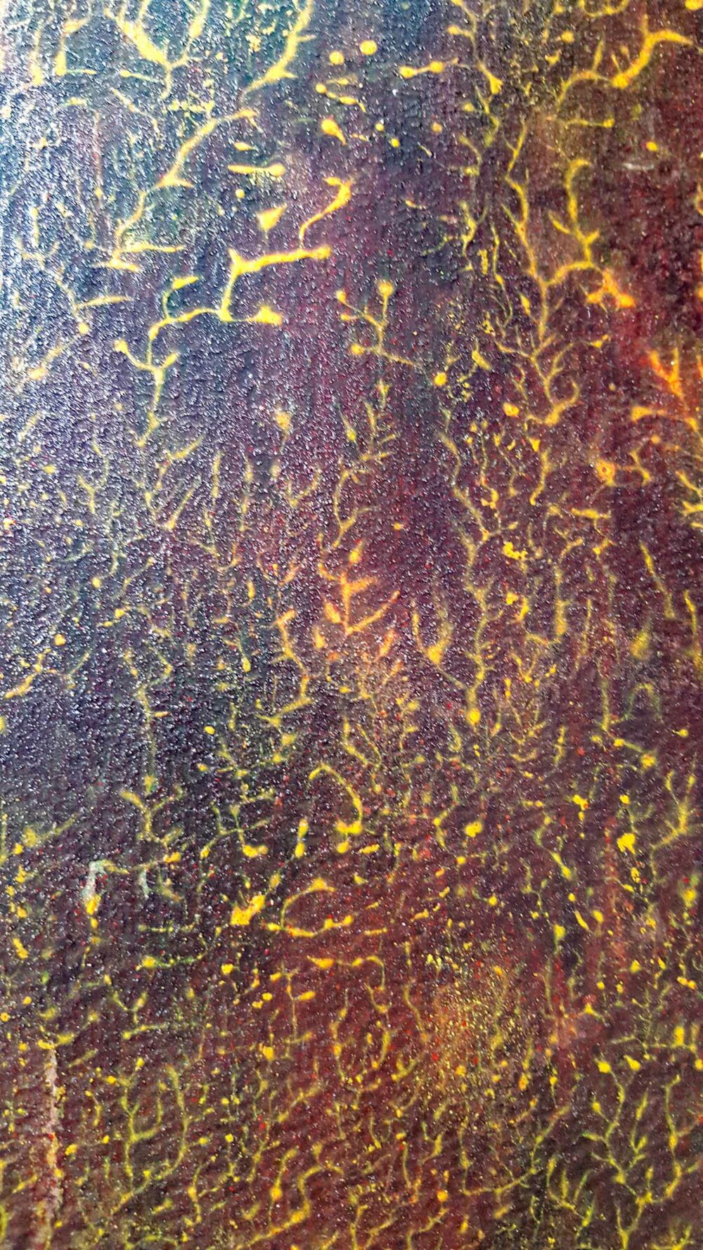 Pyrophytes II ~ Encre de Chine & Acrylique ~ 66 x 77 cm / Montval 400g (non encadré) – Image 3