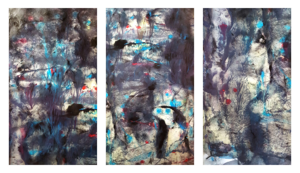 Mirza Dream ~ Dessin ~ Aquarelle, Pastels, Encre de Chine & Acrylique ~ 80 x 120 / 250g (non encadré)