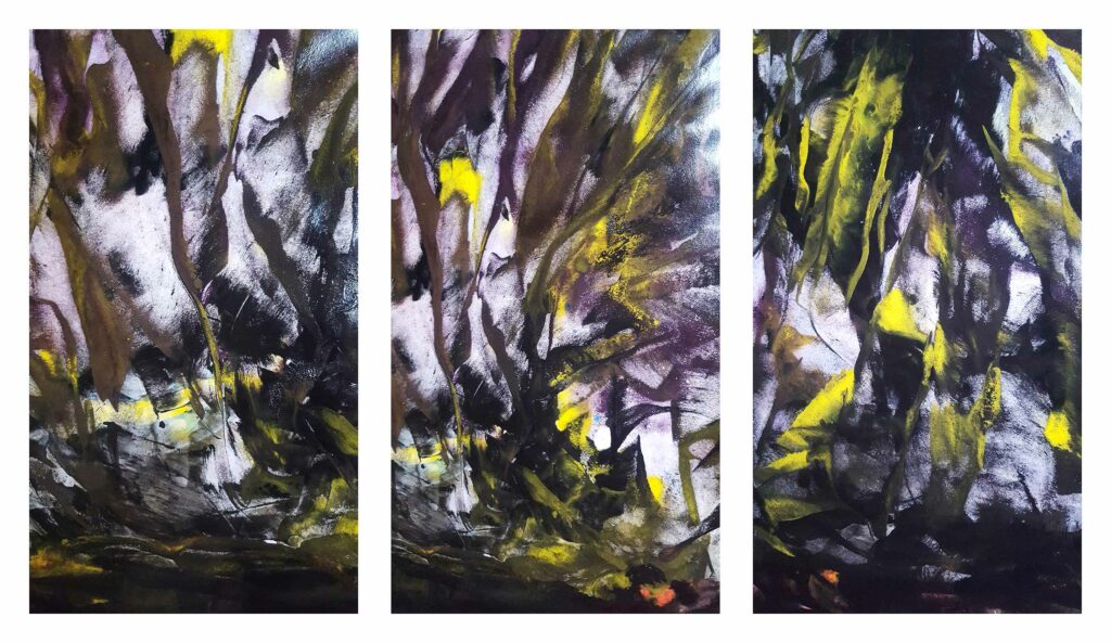 Hans ~ Encre de Chine & Acrylique ~ 80 x 120 / 250g (non encadré)