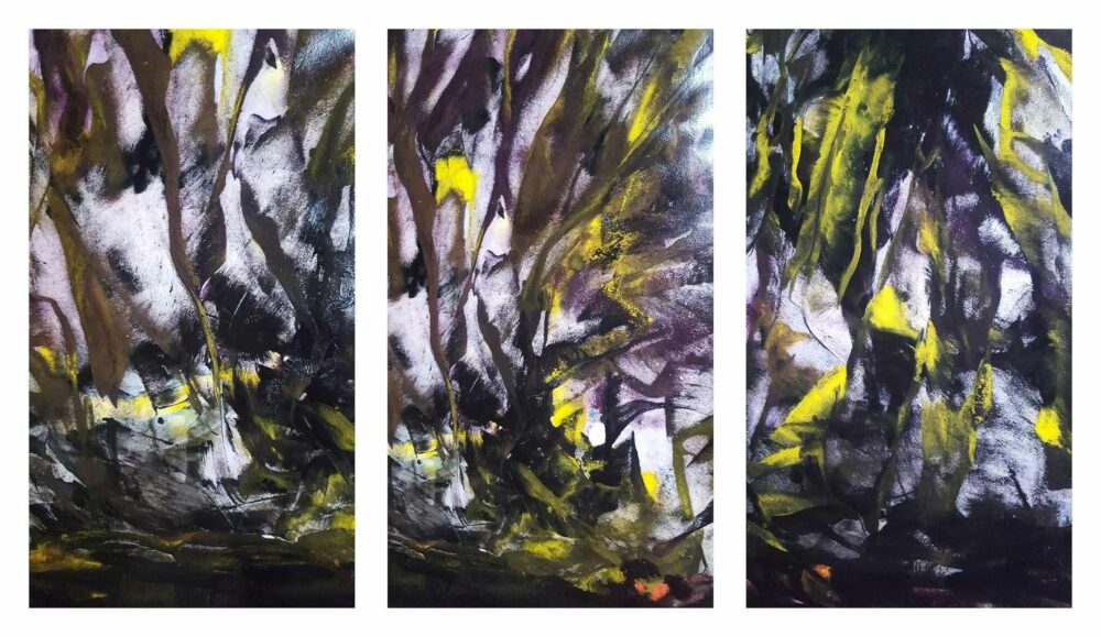 Hans ~ Encre de Chine & Acrylique ~ 80 x 120 / 250g (non encadré)