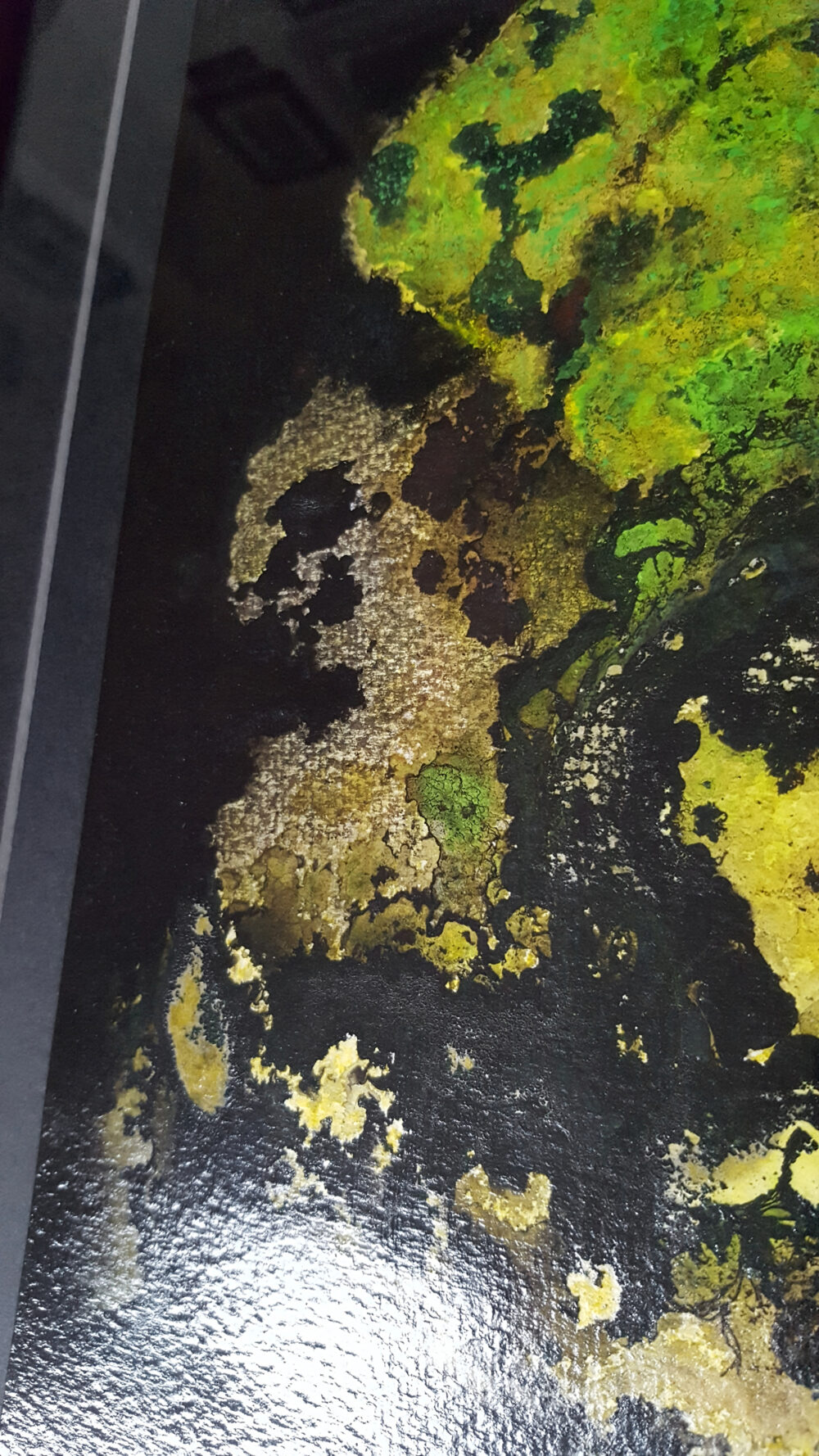L’Arbre d’Ys ~ Encre de Chine, Acrylique, Pastels ~ Encadré Bois Acajou sculpté 30x40 ~ SOLD OUT – Image 9