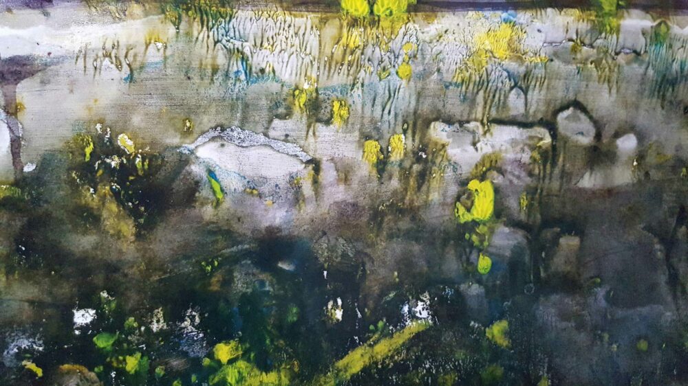 L’Étang ~ Aquarelle & Encre de Chine ~ 80 x 120 / 250g (non encadré) – Image 9