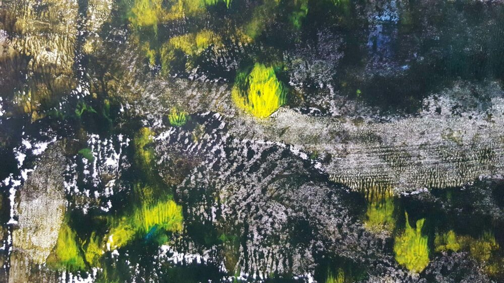 L’Étang ~ Aquarelle & Encre de Chine ~ 80 x 120 / 250g (non encadré) – Image 10