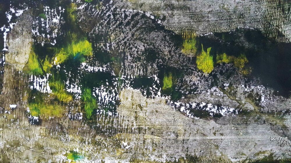 L’Étang ~ Aquarelle & Encre de Chine ~ 80 x 120 / 250g (non encadré) – Image 12