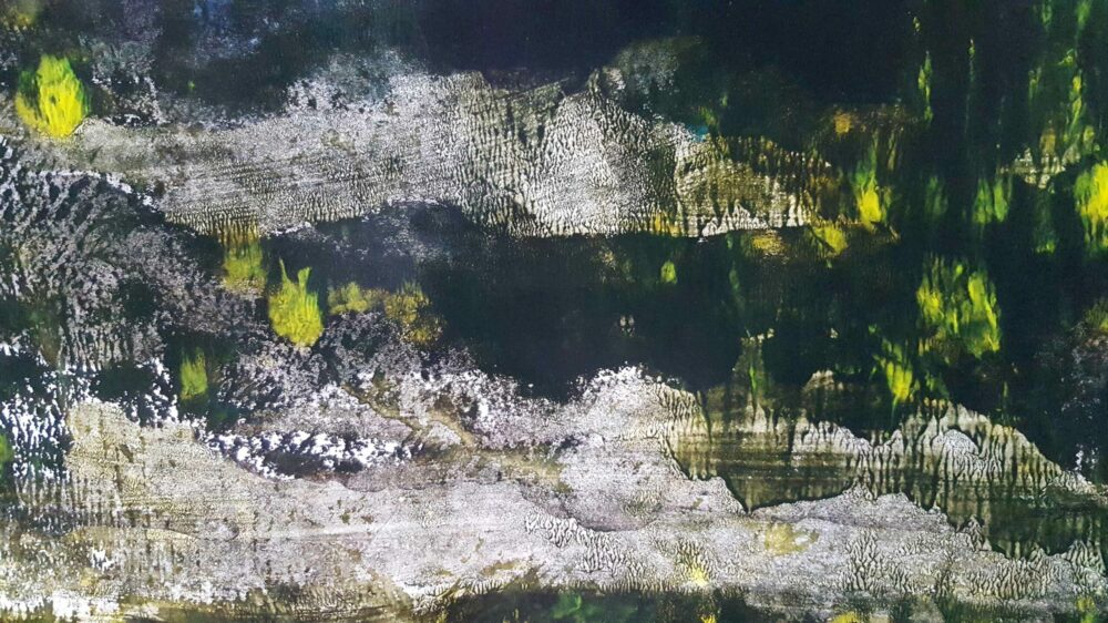 L’Étang ~ Aquarelle & Encre de Chine ~ 80 x 120 / 250g (non encadré) – Image 15
