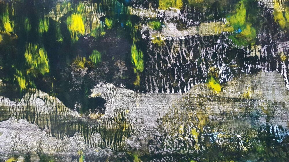 L’Étang ~ Aquarelle & Encre de Chine ~ 80 x 120 / 250g (non encadré) – Image 11