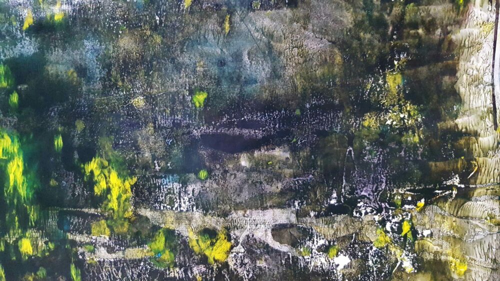 L’Étang ~ Aquarelle & Encre de Chine ~ 80 x 120 / 250g (non encadré) – Image 13