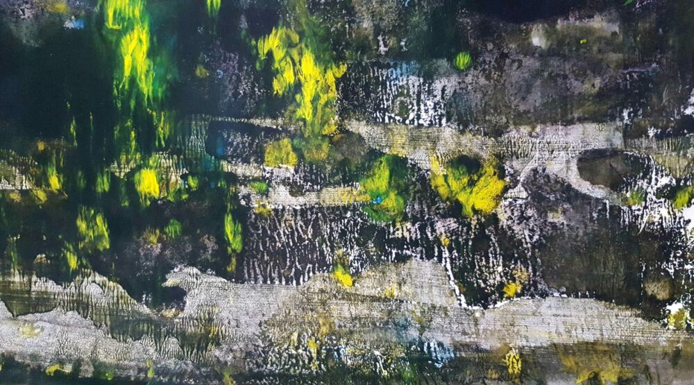 L’Étang ~ Aquarelle & Encre de Chine ~ 80 x 120 / 250g (non encadré) – Image 6