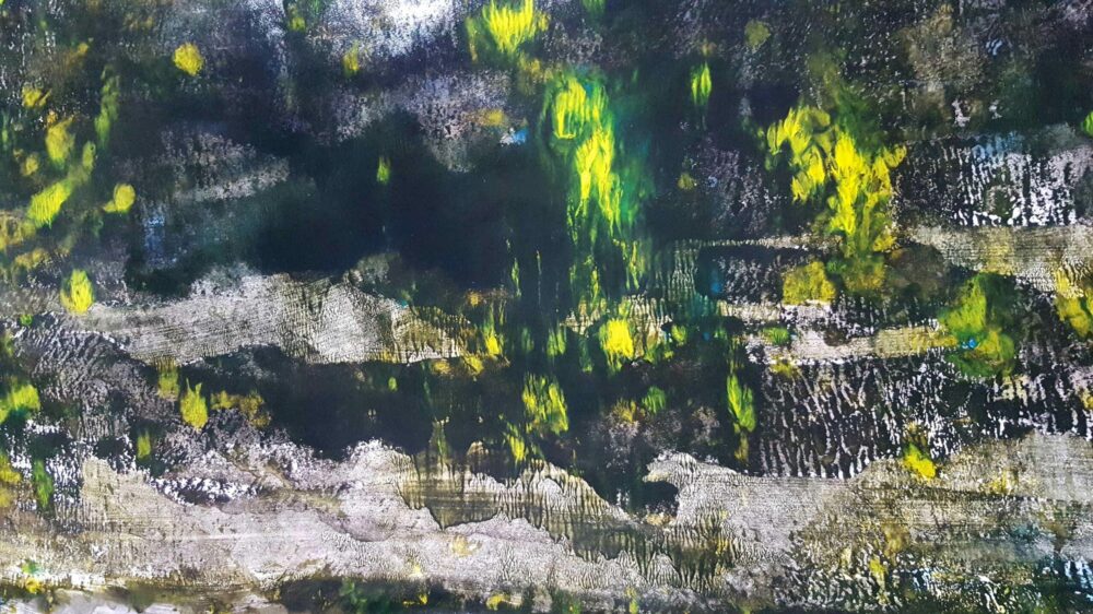 L’Étang ~ Aquarelle & Encre de Chine ~ 80 x 120 / 250g (non encadré) – Image 5