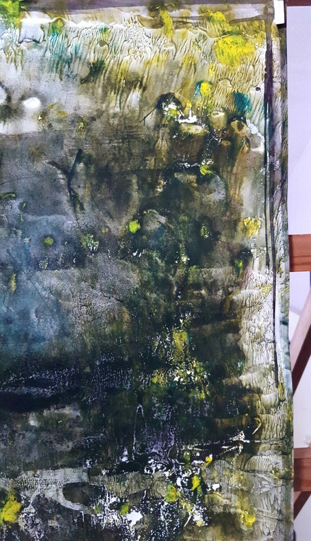 L’Étang ~ Aquarelle & Encre de Chine ~ 80 x 120 / 250g (non encadré) – Image 24