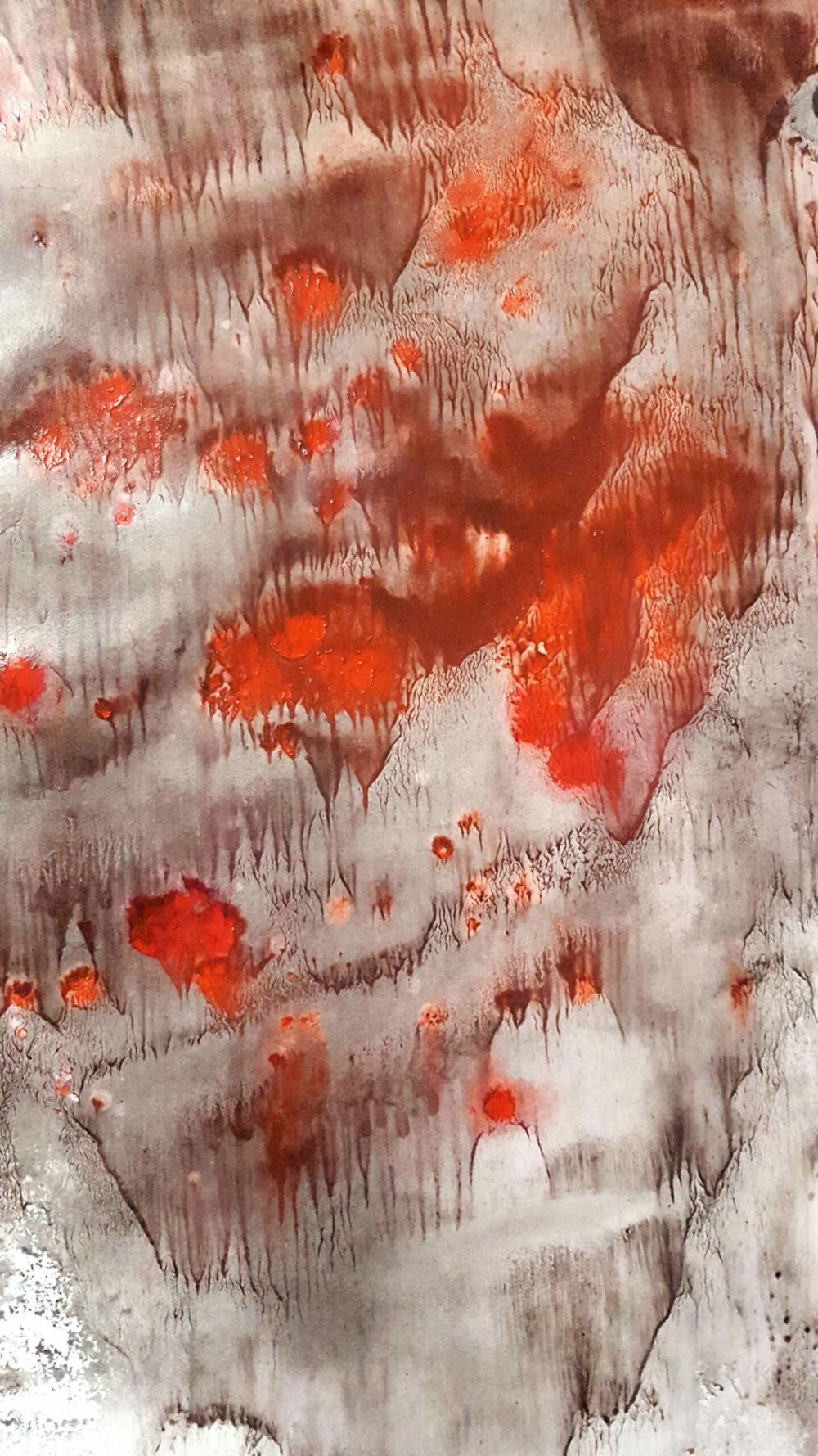 Lueurs d’espoir (Les Yeux) ~ Aquarelle, Acrylique & Fusain ~ 80 x 120 / 250g (non encadré) – Image 14