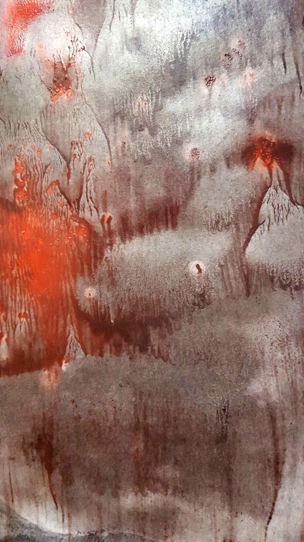 Lueurs d’espoir (Les Yeux) ~ Aquarelle, Acrylique & Fusain ~ 80 x 120 / 250g (non encadré) – Image 6
